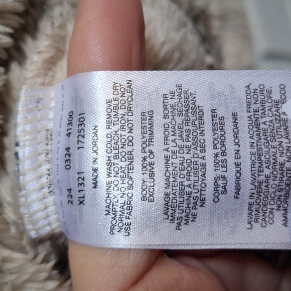 Columbia Cloudy Day Cream Fleece Full Zip Jacket. Size Medium NWT - Picture 11 of 11